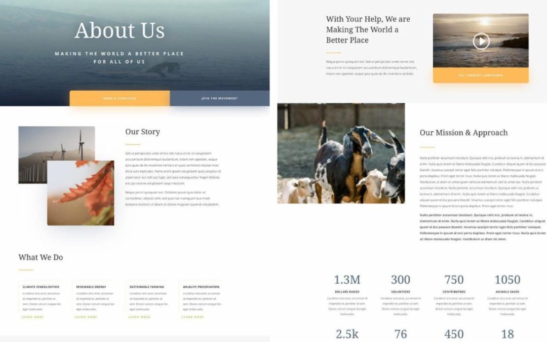 ET – Environmental Nonprofit About Page