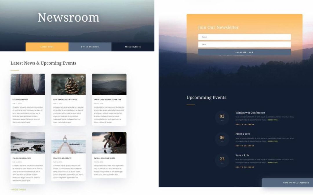 ET – Environmental Nonprofit Blog Page
