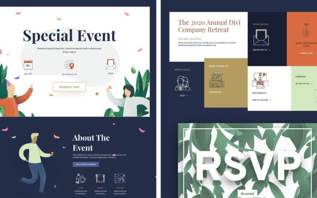 ET – Event Landing Page