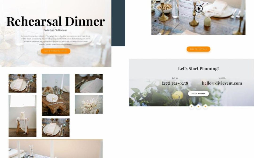 ET – Event Planner Project Page