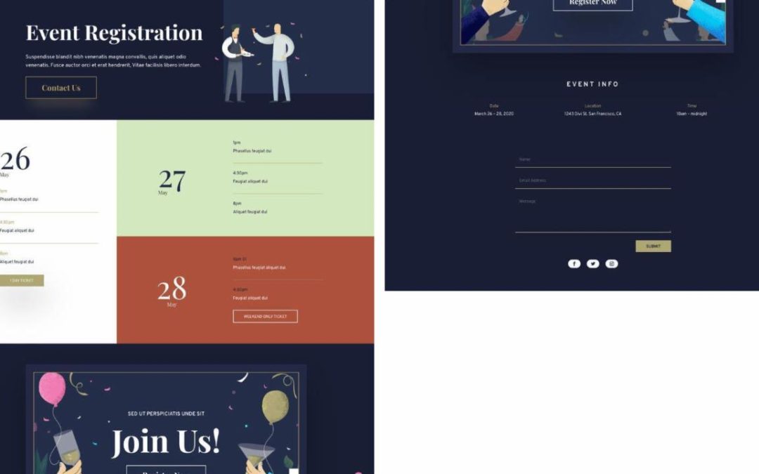 ET – Event Pricing Page