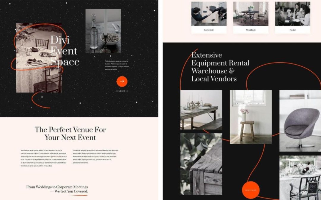 ET – Event Venue Landing Page