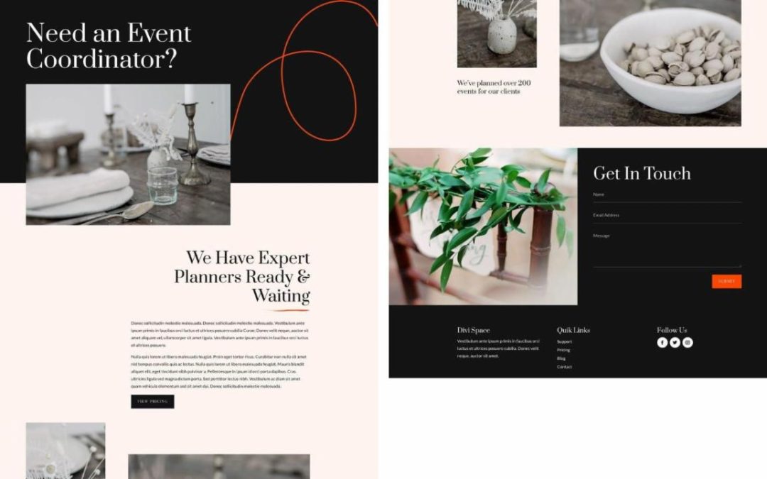 ET – Event Venue Service Page