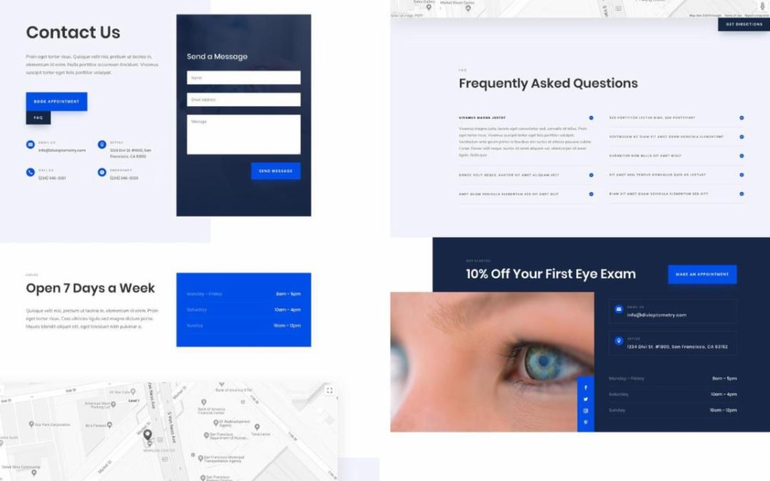 ET – Eye Doctor Contact Page