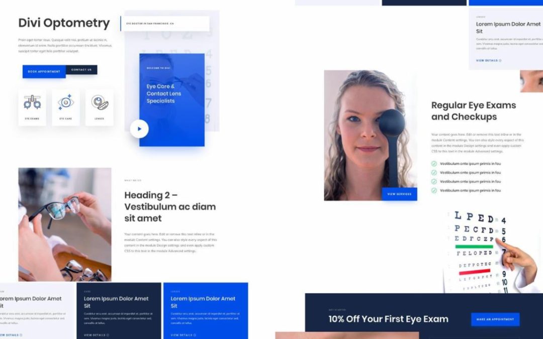 ET – Eye Doctor Landing Page