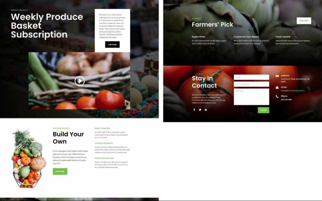 ET – Farm to Table Product Page