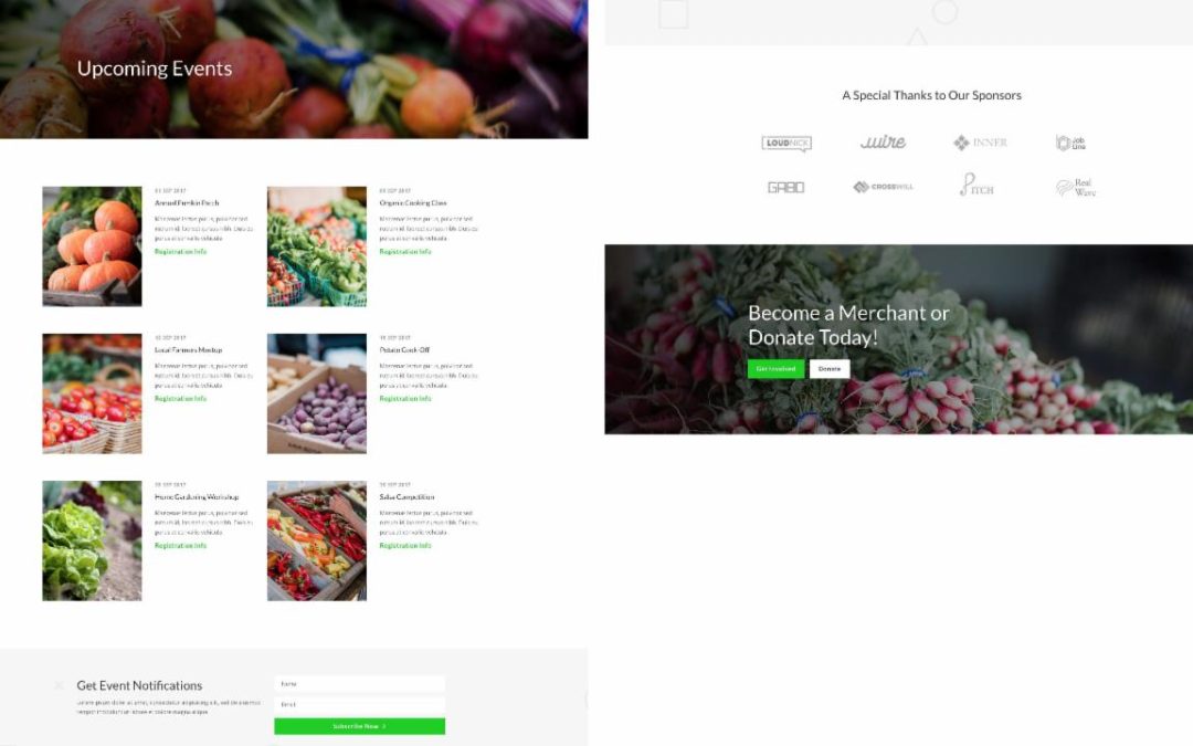 ET – Farmers Market Events Page