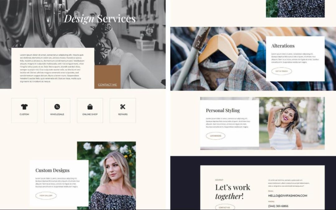 ET – Fashion Designer Services Page