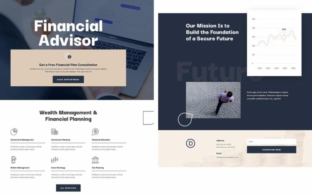 ET – Financial Advisor Home Page
