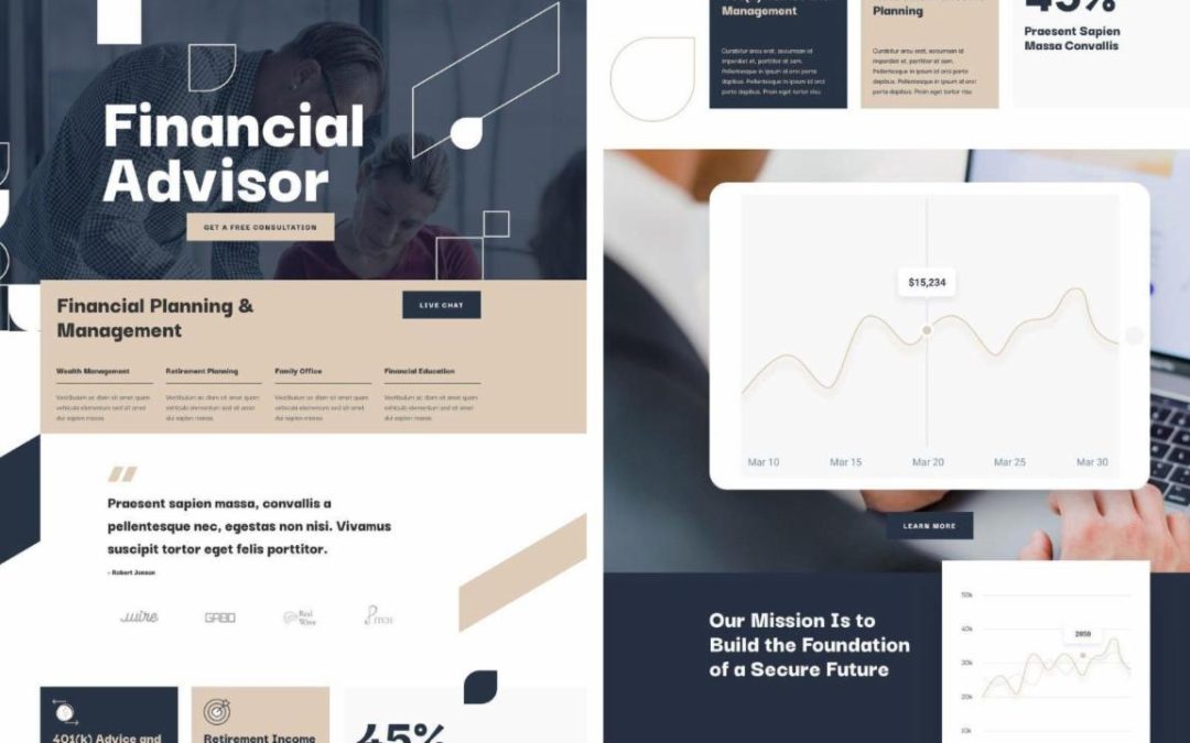 ET – Financial Advisor Landing Page