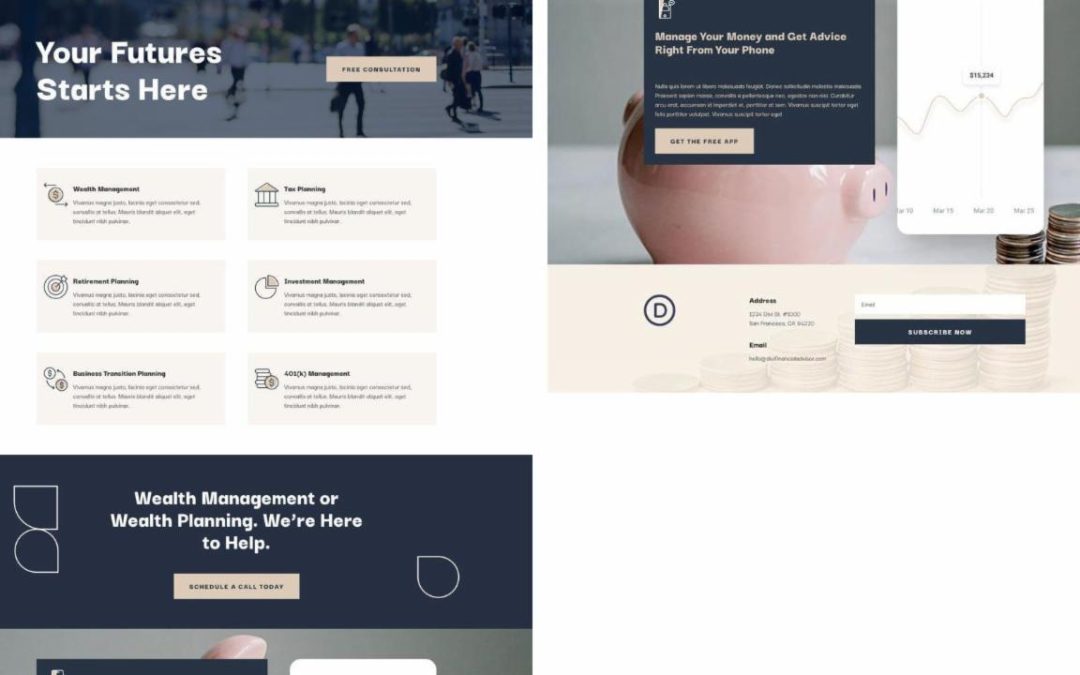 ET – Financial Advisor Services Page