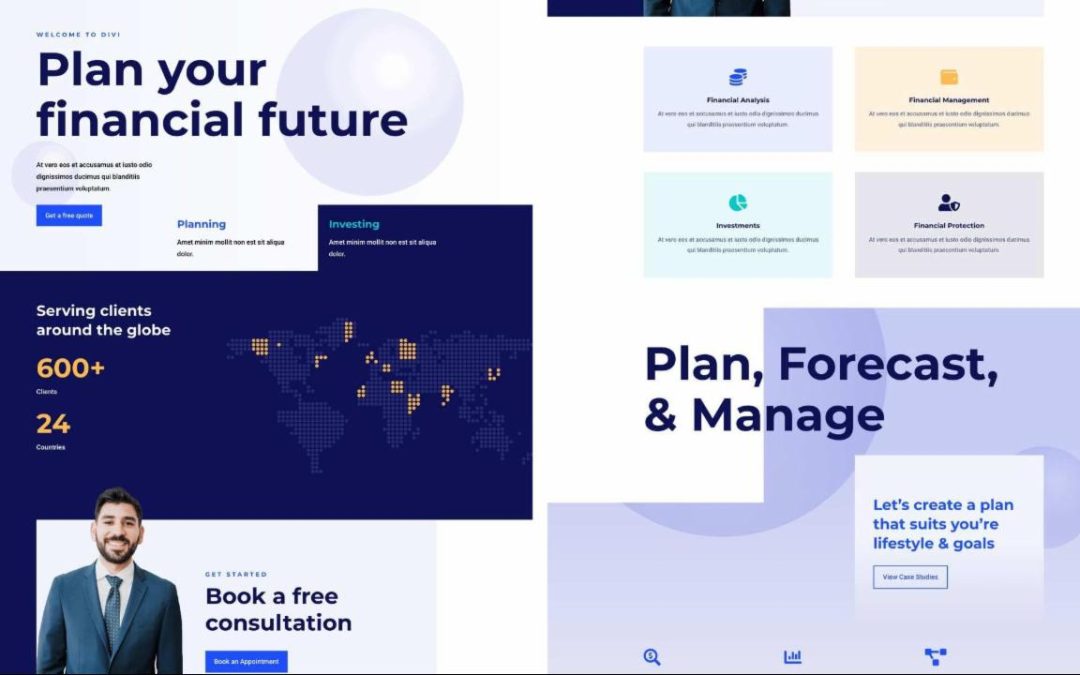 ET – Financial Services Landing Page