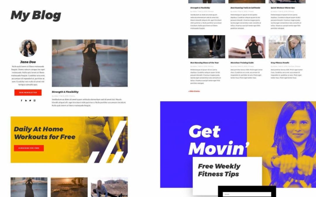 ET – Fitness Coach Blog Page
