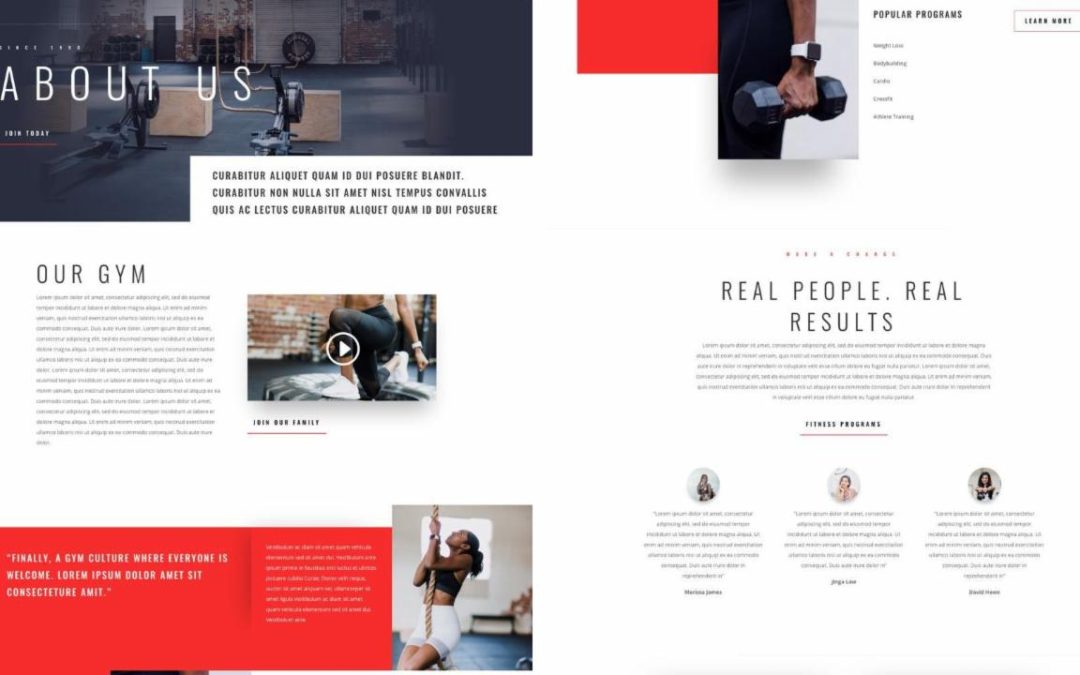 ET – Fitness Gym About Page