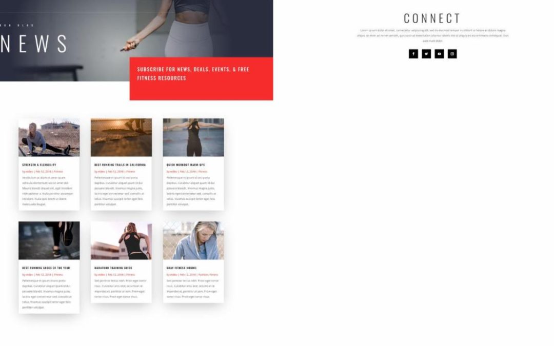ET – Fitness Gym Blog Page