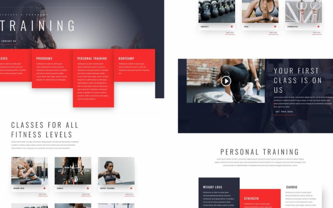 ET – Fitness Gym Classes Page