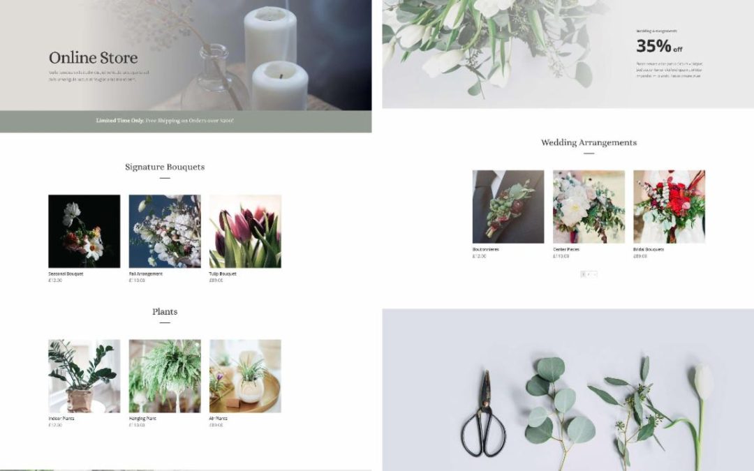 ET – Florist Shop Page
