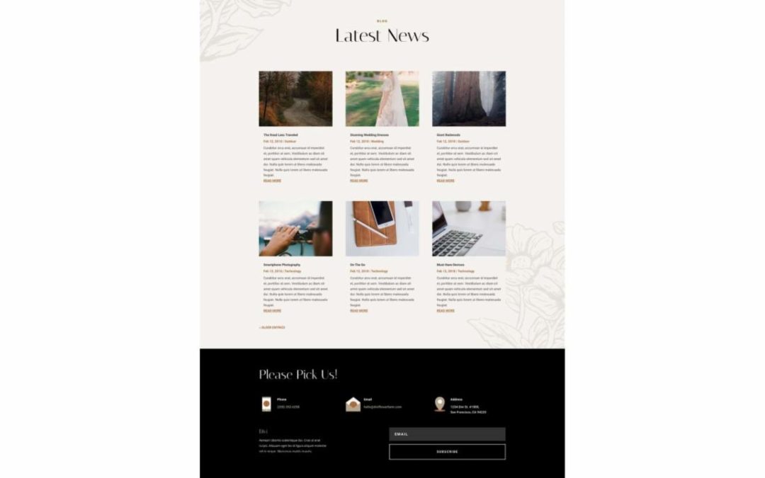 ET – Flower Farm Blog Page