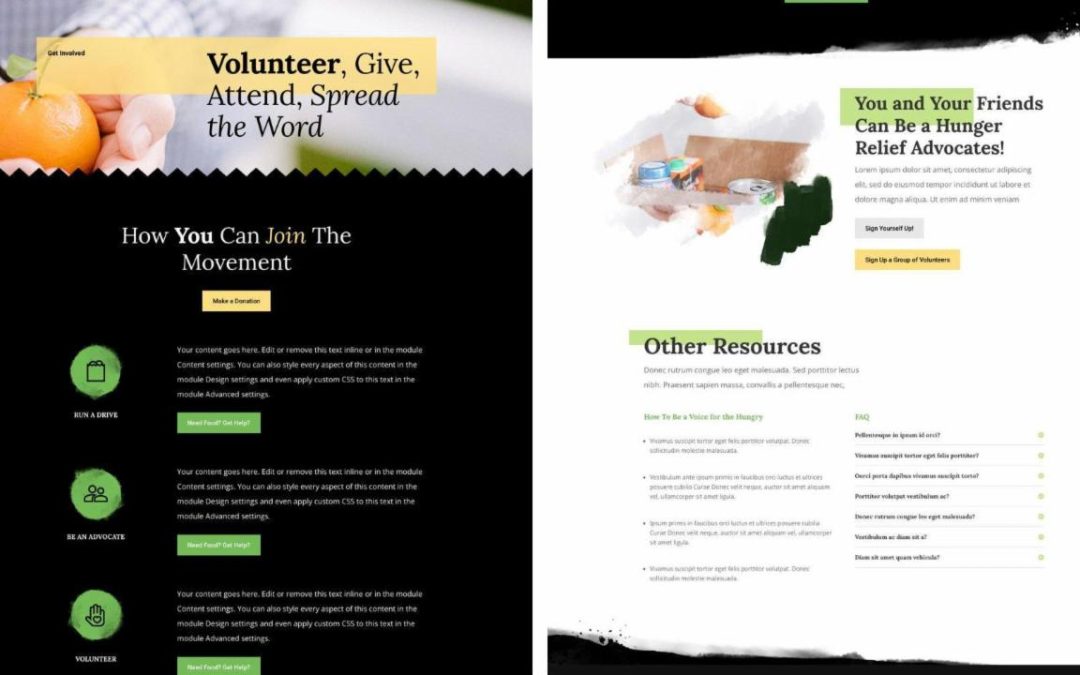 ET – Food Bank Get Involved Page