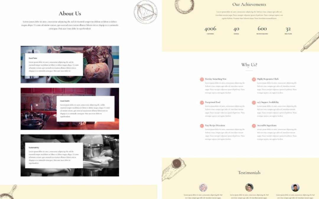 ET – Food Recipes About Page