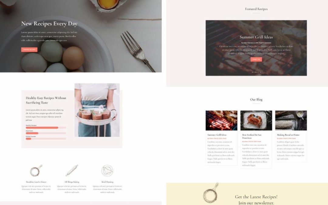 ET – Food Recipes Home Page