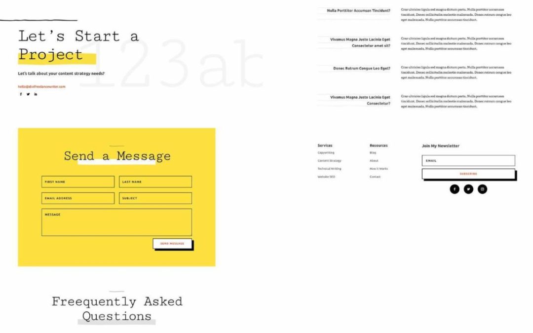 ET – Freelance Writer Contact Page