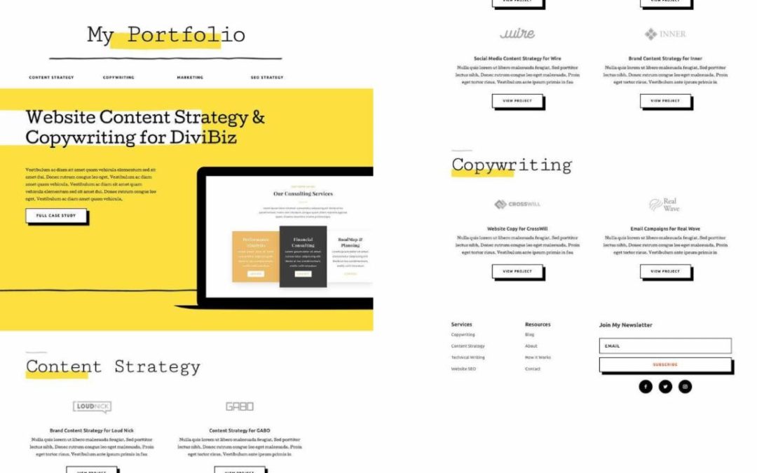ET – Freelance Writer Portfolio Page