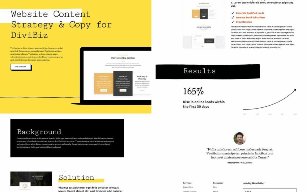 ET – Freelance Writer Project Page