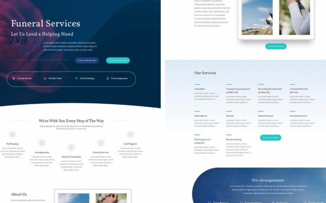 ET – Funeral Home Landing Page