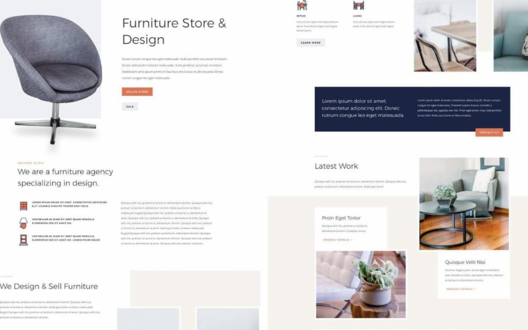 ET – Furniture Store Landing Page
