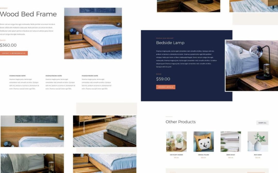 ET – Furniture Store Product Page