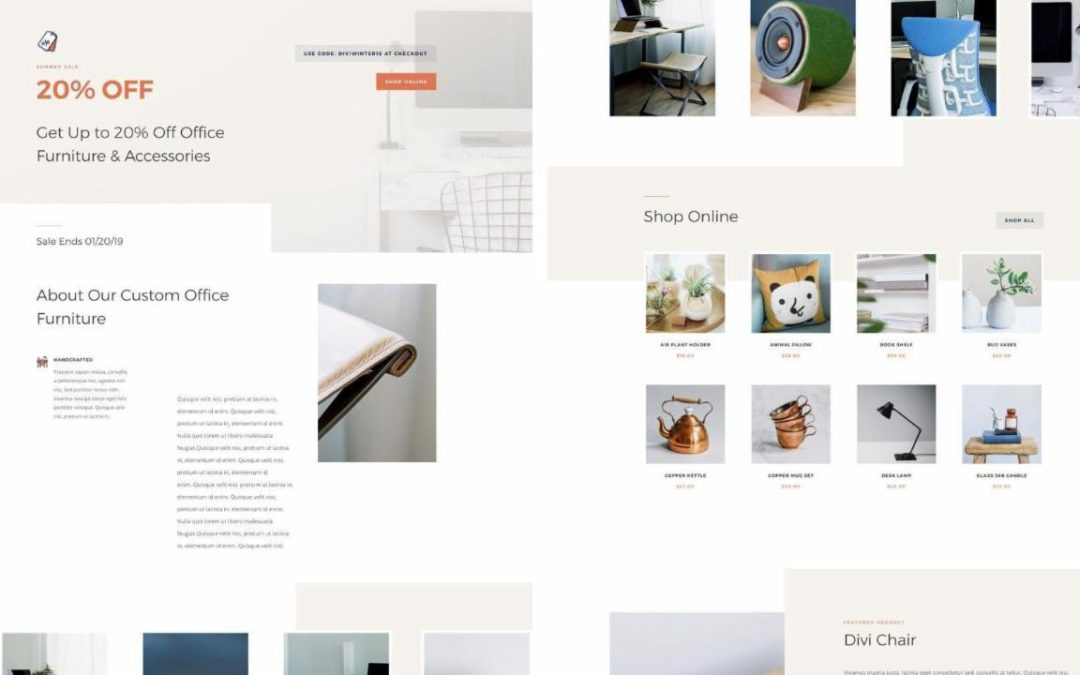 ET – Furniture Store Sale Page