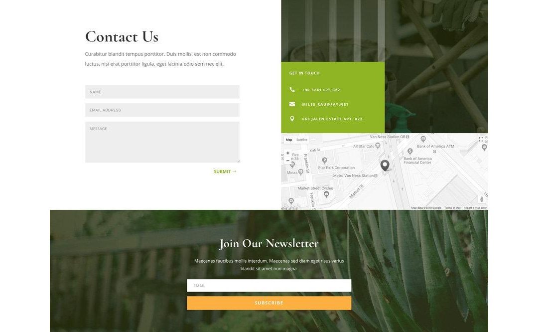 ET – Gardener Contact Page