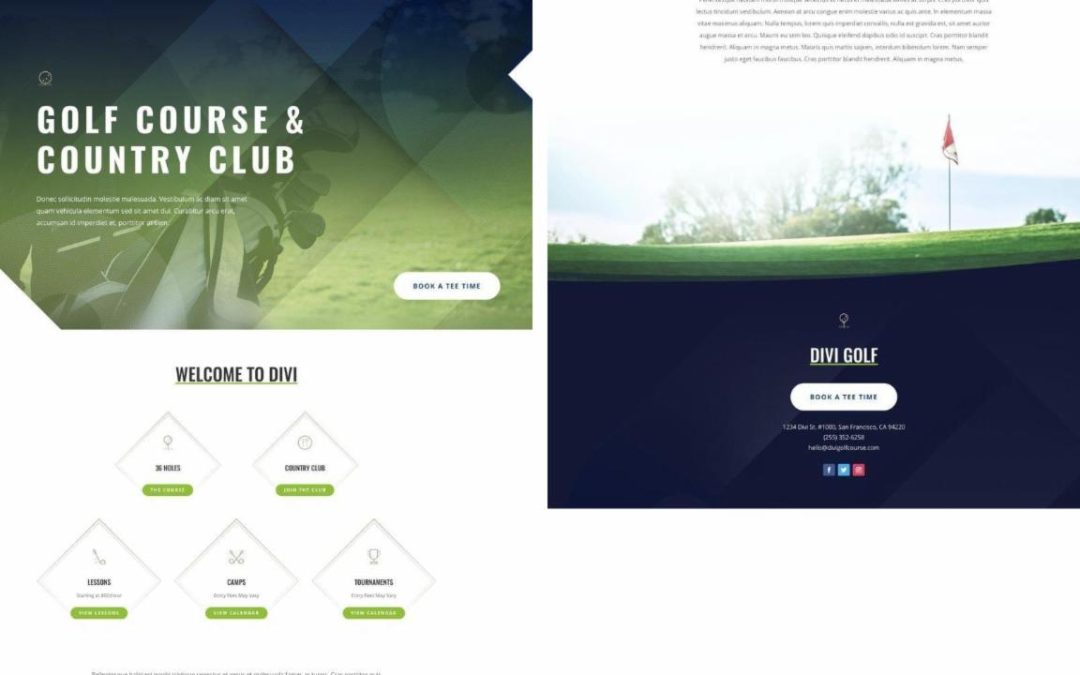 ET – Golf Course Home Page