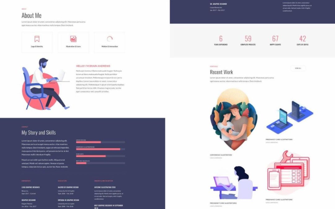 ET – Graphic Illustrator About Page