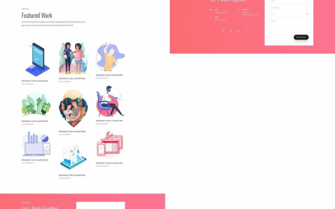ET – Graphic Illustrator Portfolio Page