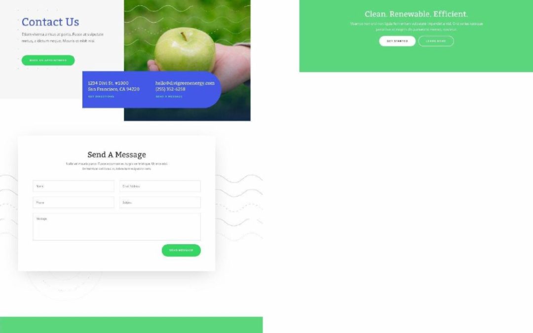 ET – Green Energy Contact Page