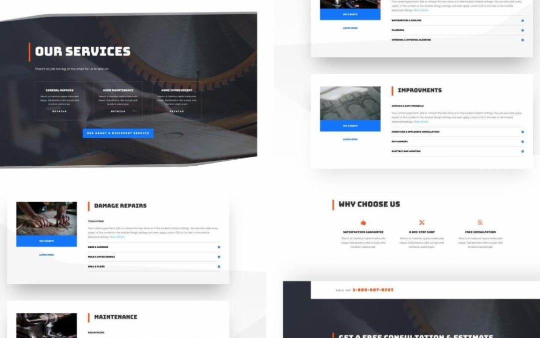 ET – Handyman Services Page