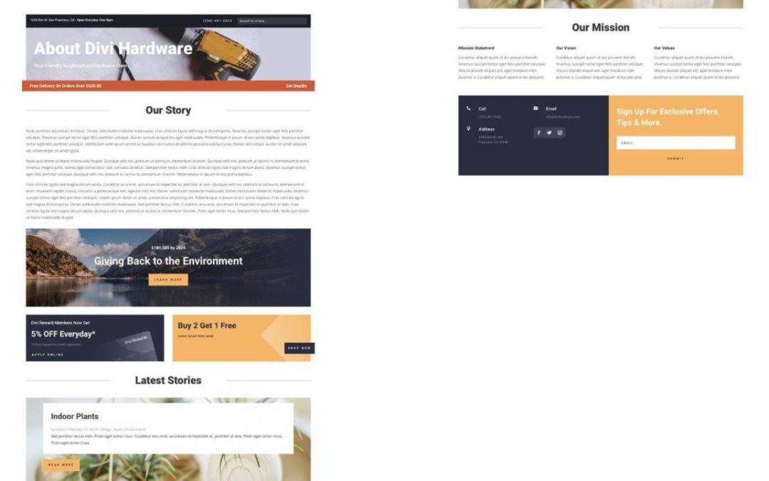 ET – Hardware Store About Page