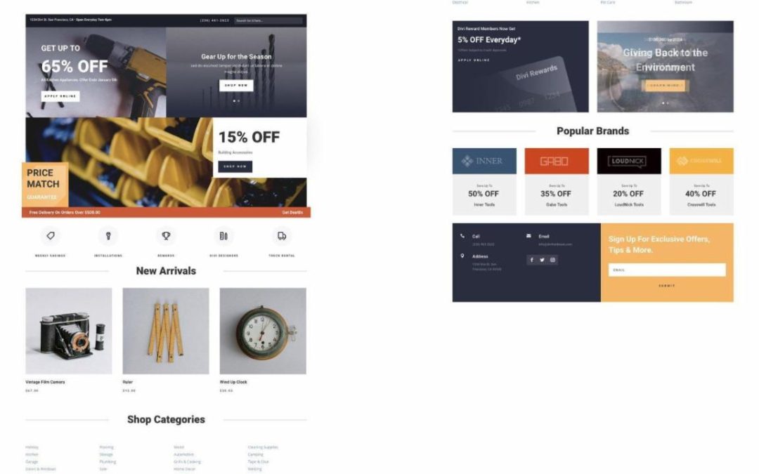 ET – Hardware Store Home Page