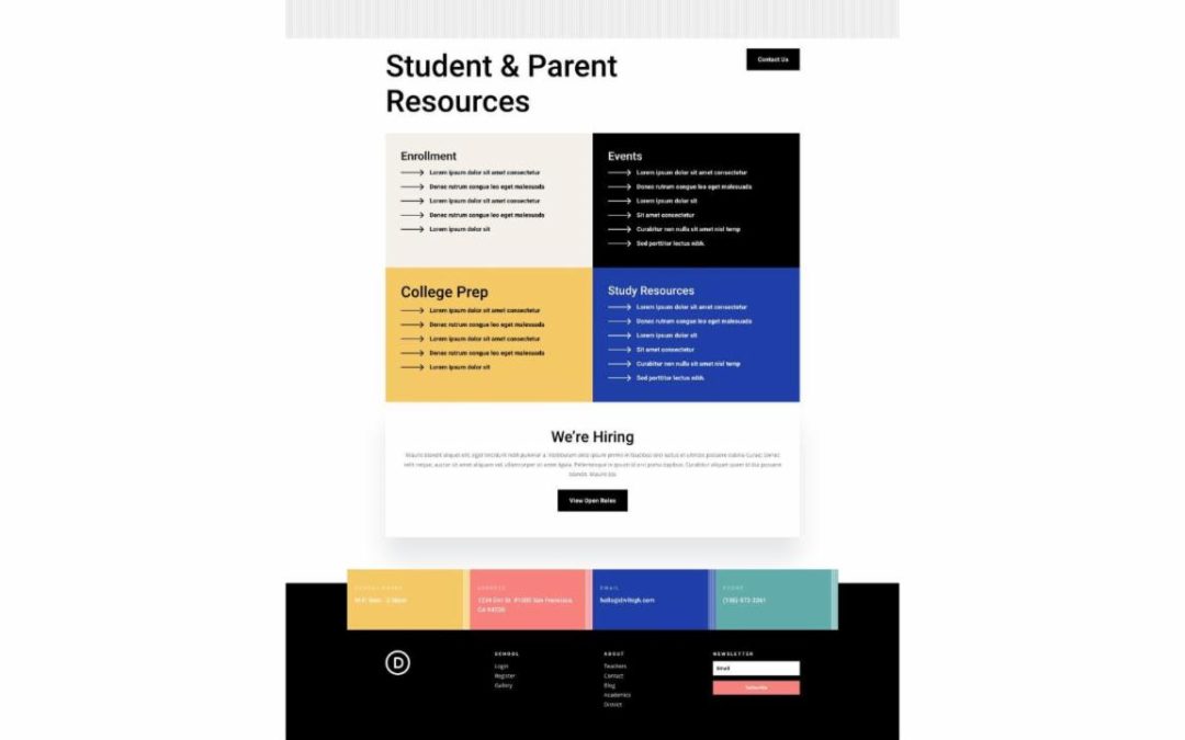 ET – High School Resources Page
