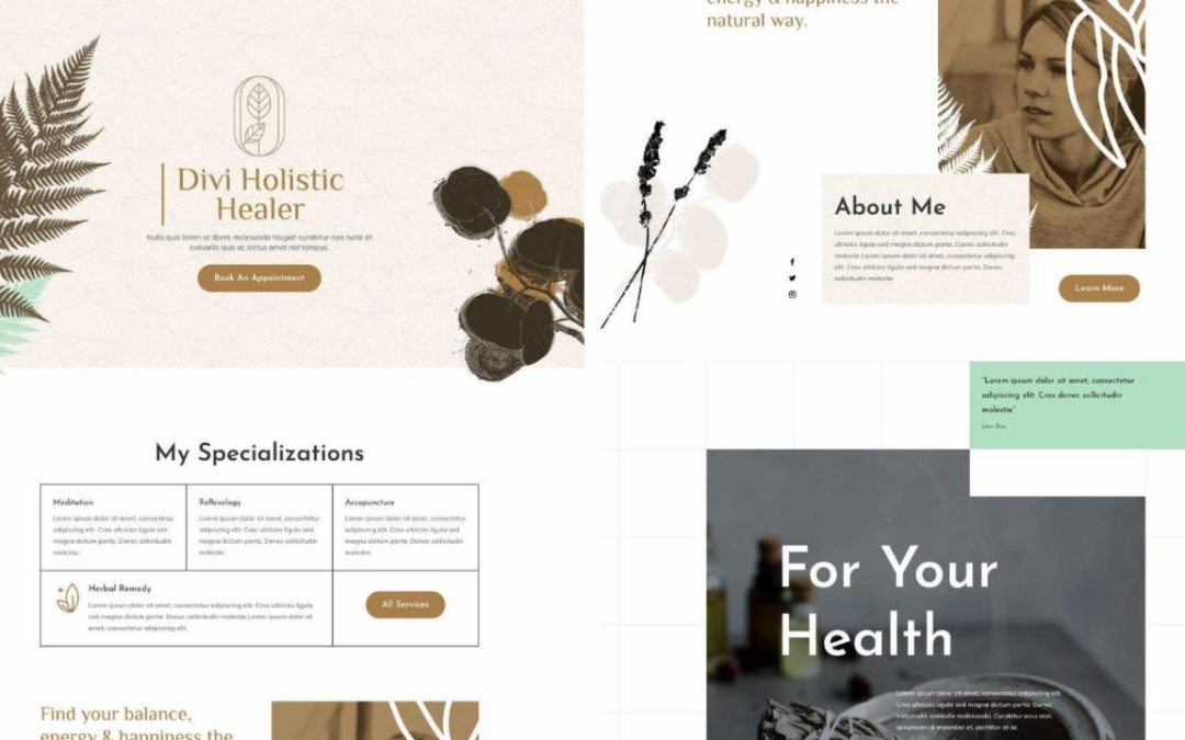 ET – Holistic Healer Landing Page