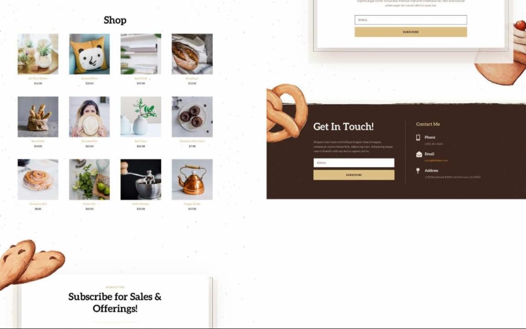 ET – Home Baker Shop Page