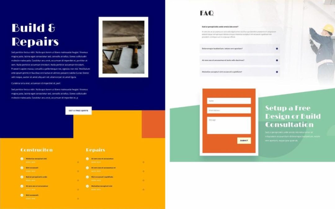 ET – Home Improvement Service Page