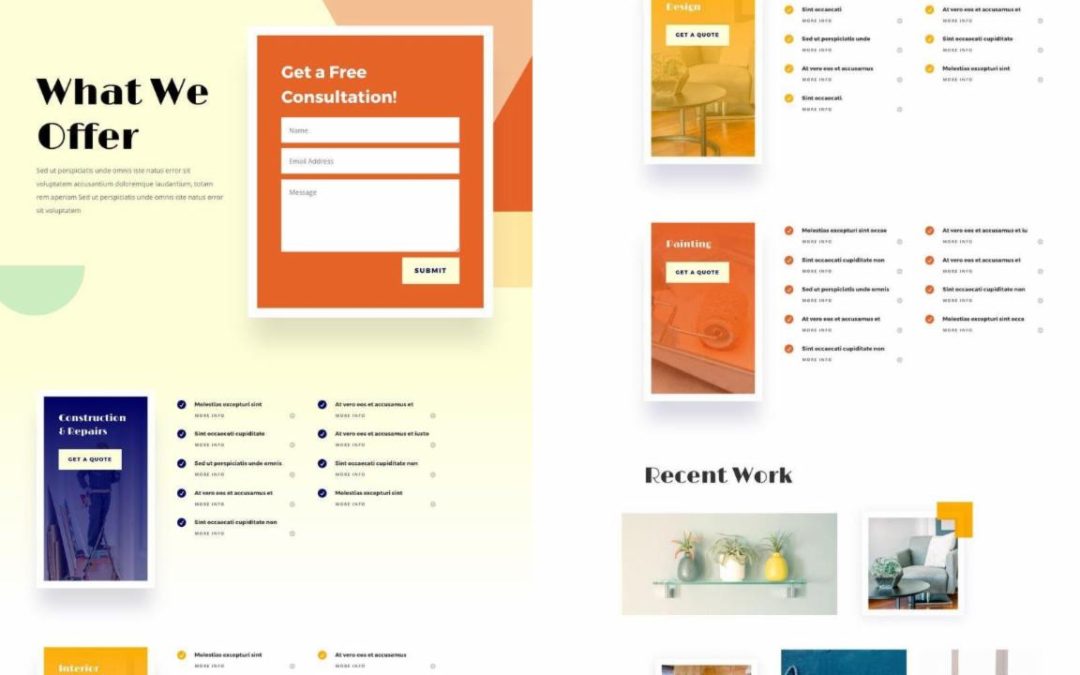 ET – Home Improvement Services Page