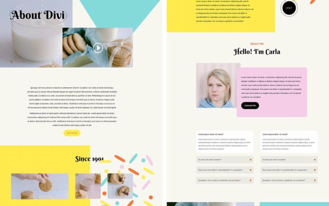ET – Homemade Cookies About Page
