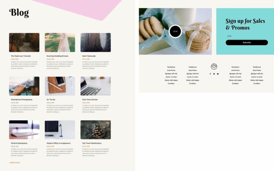 ET – Homemade Cookies Blog Page