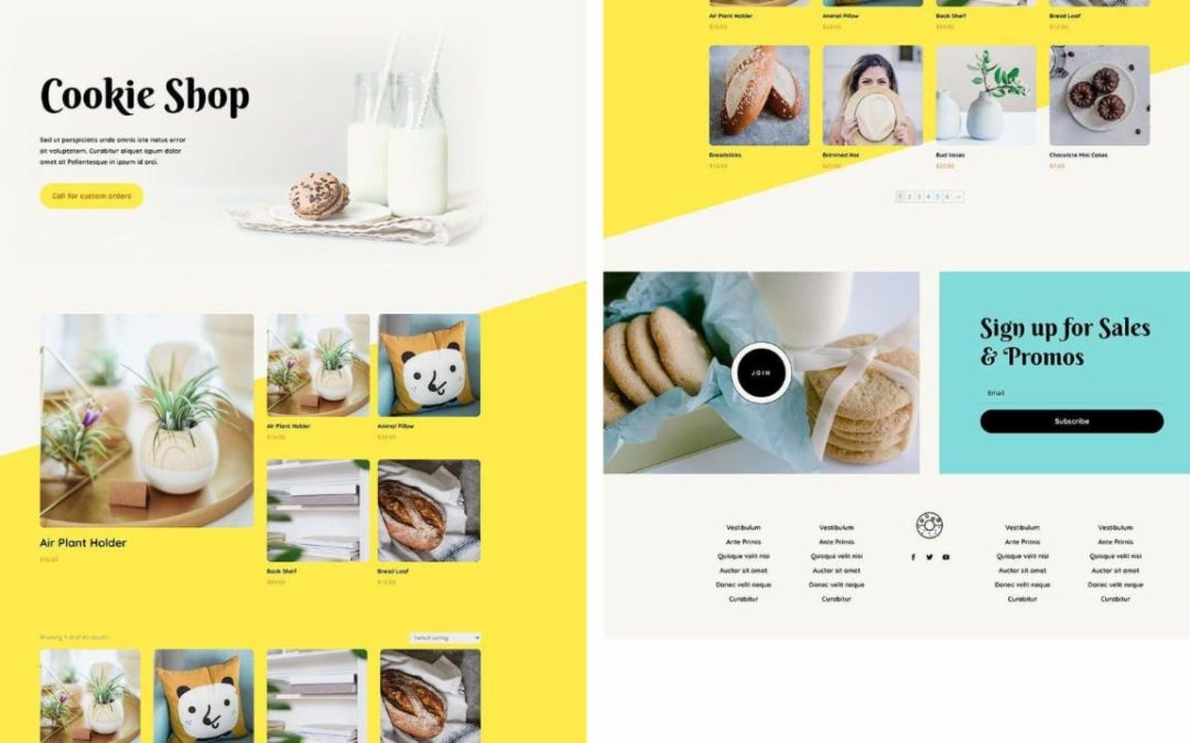 ET – Homemade Cookies Shop Page