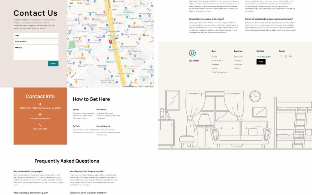 ET – Hostel Contact Page