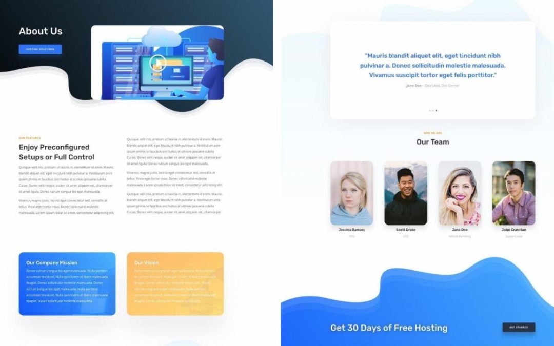 ET – Hosting Company About Page